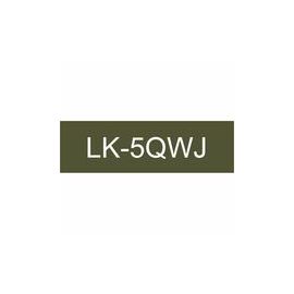 Epson LK-5QWJ White on Matte Khaki Tape Cartridge 18mm - C53S672089