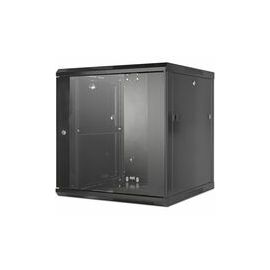 19IN WALLMOUNT CABINET 12U -635X600X600MM ASSEMBLED BLACK
