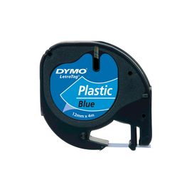Ribbon LETRATAG 12 X4m Plast.B&Bleu