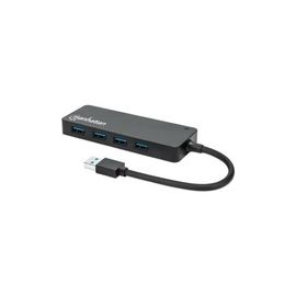 USB TYPE-A HUB 4X USB-A PORTS -5 GBPS (USB 3.2 GEN1) BLACK