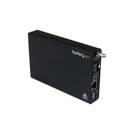 Gigabit Ethernet Fiber Media Converter with Open SFP Slot