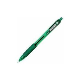 Ballpoint Pen, Retractable, 1.0mm Pt, 12/PK, Green