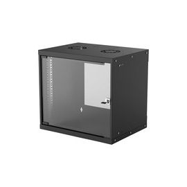 19IN WALLMOUNT CABINET 350/500/450 FLATPACK BLK