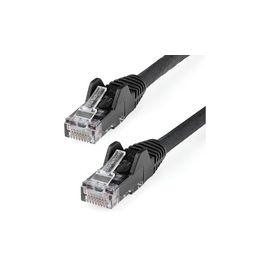 5m CAT6 Ethernet Cable, LSZH (Low Smoke Zero Halogen), 10 GbE Snagless 100W PoE UTP RJ45 Black CAT 6 Network Patch Cord, ETL