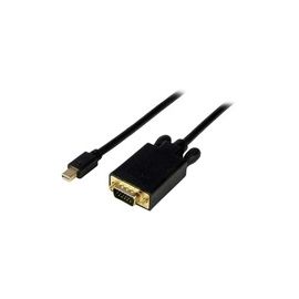 6 ft Mini DisplayPort to VGAAdapter Converter Cable - mDP to VGA 1920x1200 - Black