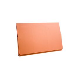 Guildhall Document Wallet Full Flap 315gsm Capacity 35mm Foolscap Orange Ref PW2-ORGZ [Pack 50]