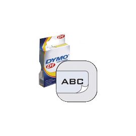RIBBON CASSETTE D 1 19X7MM BLACK/TRANSPARENT