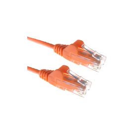 0.5M RJ45 Cat5e UTP Stranded snagless Network Cable ORANGE