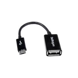4in Micro USB to USB OTG Host Adapter M/F