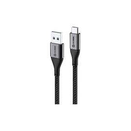 ALOGIC Super Ultra USB 2.0 USB-C to USB-A Cable - 30cm - 3A/480Mbps # Space Grey