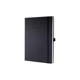 SIGEL NOTEBOOK LINED 213X295X20MM BLACK