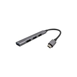 USB-C METAL HUB 1X USB 3.0 + 3X USB 2.0