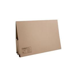 Guildhall Double Pocket Legal Wallet Foolscap Buff