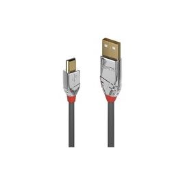 LINDY 2m USB 2.0 Typ A an Mini-B Kabel Cromo Line 480 Mbit/s