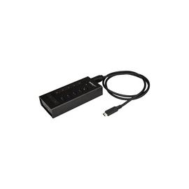 7 Port USB-C Hub - Metal - USB-C to 5x USB-A and 2x USB-C - USB 3.0 Hub - Industrial USB Hub - Mountable USB Hub - 7 Port USB Hub