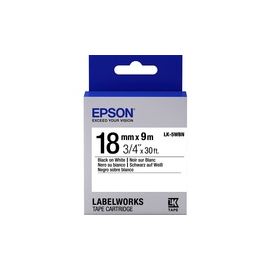TAPE - LK5WBN STD BLK/WHT 18/9 .