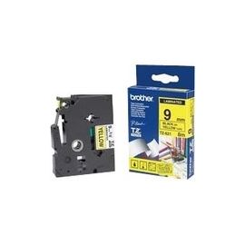 BROTHER TZ621 Schriftbandkassette 9mm 8m gelb / schwarz fuer P-touch 200 300 500 series
