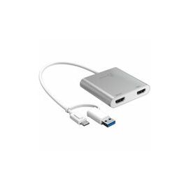 USB-C TO DUAL HDMI MULTI-MONITOR ADAPTER