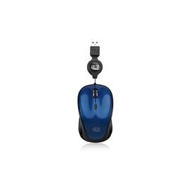 RETRACTABLE OPTICAL MOUSE BLUE USB CONNECTOR