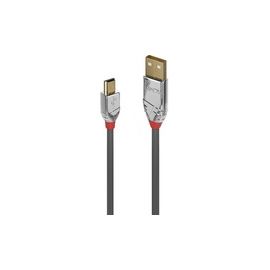 LINDY 3m USB 2.0 Typ A/Mini-B Kabel Cromo Line 480 Mbit/s