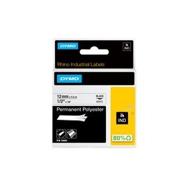 RHINOPRO 1/2 WHITE PERMANENT POLY LABELS