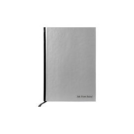 PUKKA A4 RULED CASE BND BOOK SIL AND BLK