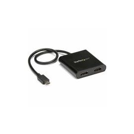 USB-C to HDMI Multi Monitor Splitter - Thunderbolt 3 Compatible - 2-Port MST Hub