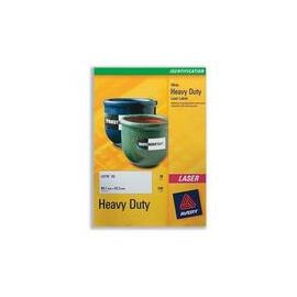 AVERY Boite de 20 etiquettes laser inalterables blanches 210x297 L4775-20