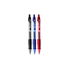 Penna gel Velocity Gel blu punta media 0 7 mm -Bic- meccanismo a scatto inchiostro gel colore brillante presa in gomma (conf.12)
