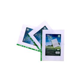 Snopake Bio Punched Pocket Clear Pack of 25 15439
