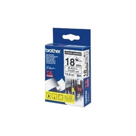 Industrial Tape, Laminated, 3/4" , Black/Clear