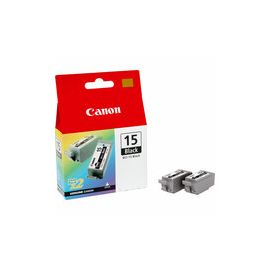 CANON Boite de 2 Cartouches jet d'encre noire pour imprimante I70 ref : BCI15BK
