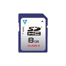 V7 SD CARD 8GB SDHC CL4 RETAIL