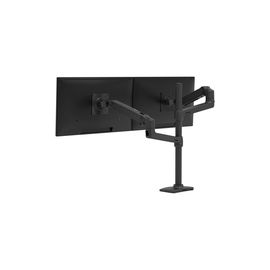 LX DUAL STACKING ARM TALL POLE MATTE BLACK