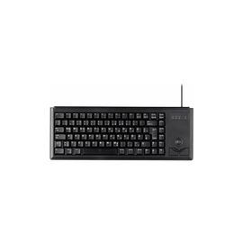 CHERRY G84-4400 Compact Keyboard with Integrated Trackball - PS/2 (Black)