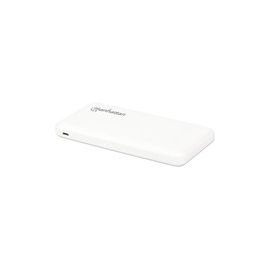 POWER BANK 10000 MAH 2X USB-A INPUTS USB-C/MICRO-USB WHITE   IN