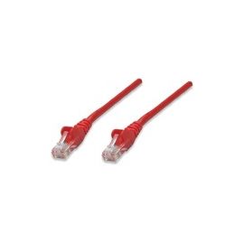 INTELLINET CABLE DE RED PATCH CAT5E RJ45 3.0M ROJO