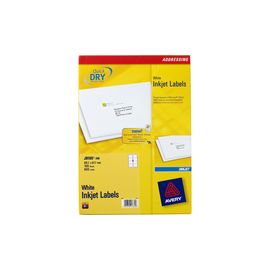 Avery QuickDRY Inkjet Label 99.1x67.7mm 8 per Sheet Pack of 100 J8165-100