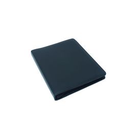 Delux Zipped Leather-Look Conference Portfolio - Black