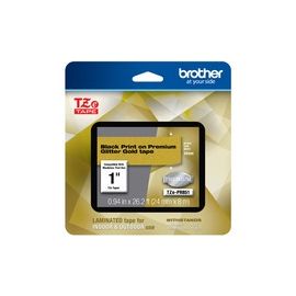 TZE-PR851 LAMINATED TAPE 24MM PREMIUM GOLD ON BLACK