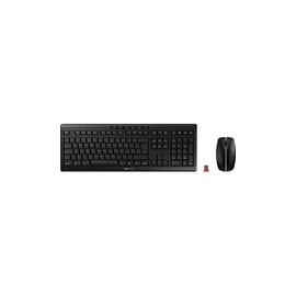 CHERRYSTREAMDESKTOP UK LAYOUT KEYBOARD AND MOUSE SET USB BLACK