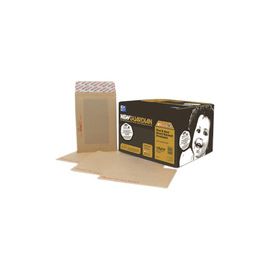 Envelopes Heavyweight Board-backed Peel and Seal Manilla C4 [Pack 125] JDH26326