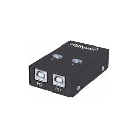 USB-A TO 2X USB-B AUTO SHARING- SWITCH USB 2.0 BLACK