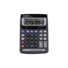 DT85V Desktop Calculator, Solar/Battery, 12-Digit LCD Display (AURDT85V)