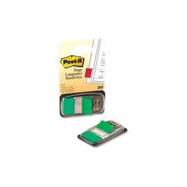 Post-it Flags, 1" , Green, 50/Dispenser