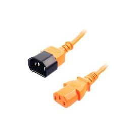 LINDY 2m IEC Verlaengerung, orange