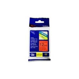 BROTHER TZ431 Schriftbandkassette 12mm 8m rot schwarz fuer P-touch 200 300 500 series