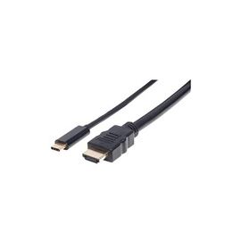 USB-C TO HDMI ADAPTER CABLE ALT MODE SIGN HDMI 4K 2MBLACK