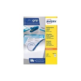 PACK 40 MULTIFUNCTION COPIER LABEL AVERY 38.1 X 21.2MM 65 PER SHEET
