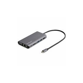 USB-C Multiport Adapter - HDMI or VGA - Attached 30 cm Host Cable - 1x USB-C and 2x USB-A - 100W PD includes PD Passthrough - SD Card Reader - USB Type-C Mini Dock (DKT30CHVAUSP)